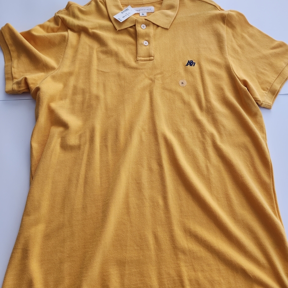 Aeropostale Mustard Yellow Polo Shirt - Picture 3 of 7